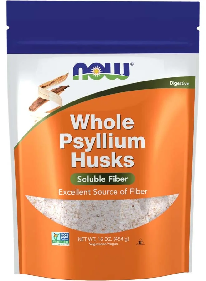 Premium Whole Psyllium Husks Dietary Fiber Supplement (454g) 057ek