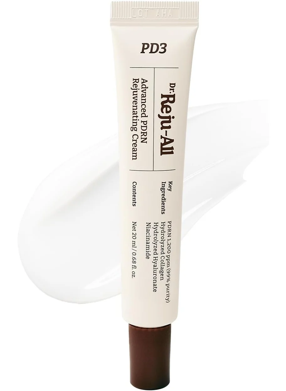 Dr.Reju-All Advanced PDRN Rejuvenating Cream with Collagen Hyaluronic Acid and Niacinamide for Radiant Skin (20 mL) 7eaks