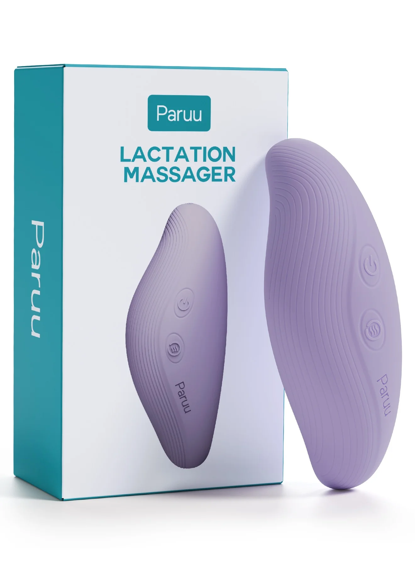 Paruu Lactation Massager with Heat Therapy and Kneading Function (Premium Breastfeeding Support Tool) j4m5k