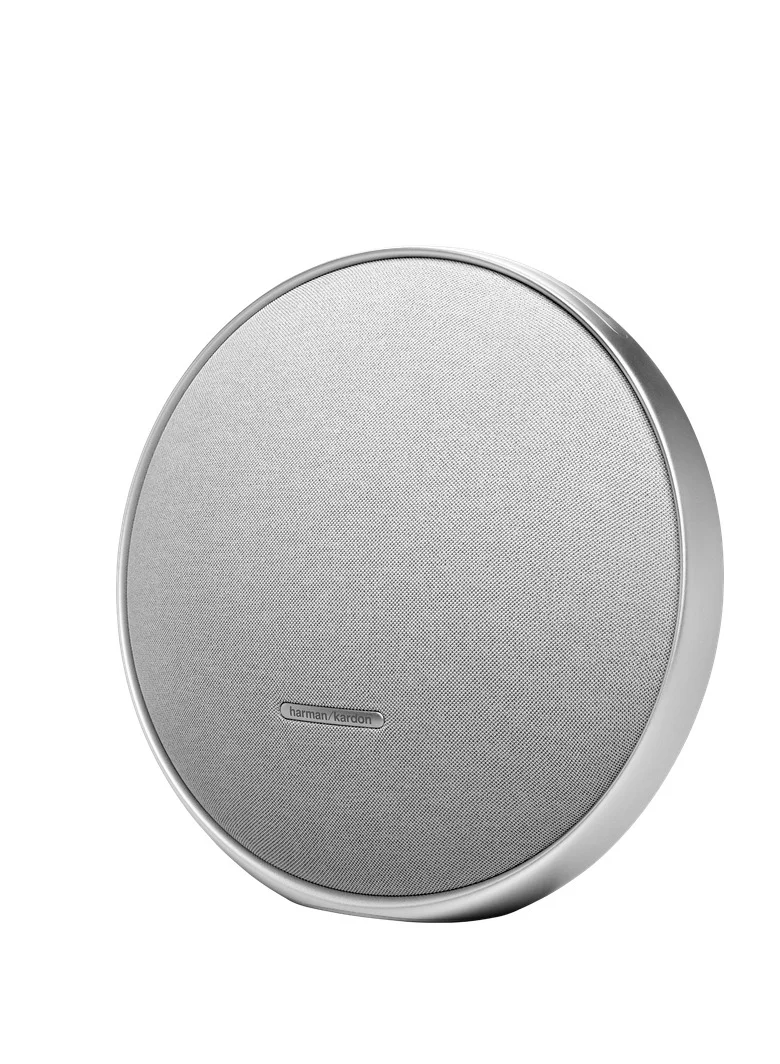 Premium Audio Portable Stereo Bluetooth Home Speaker, High-Fidelity Sound, Multi-Speaker Connection, Self-Tuning, Rechargeable Battery (Grey) 6d382