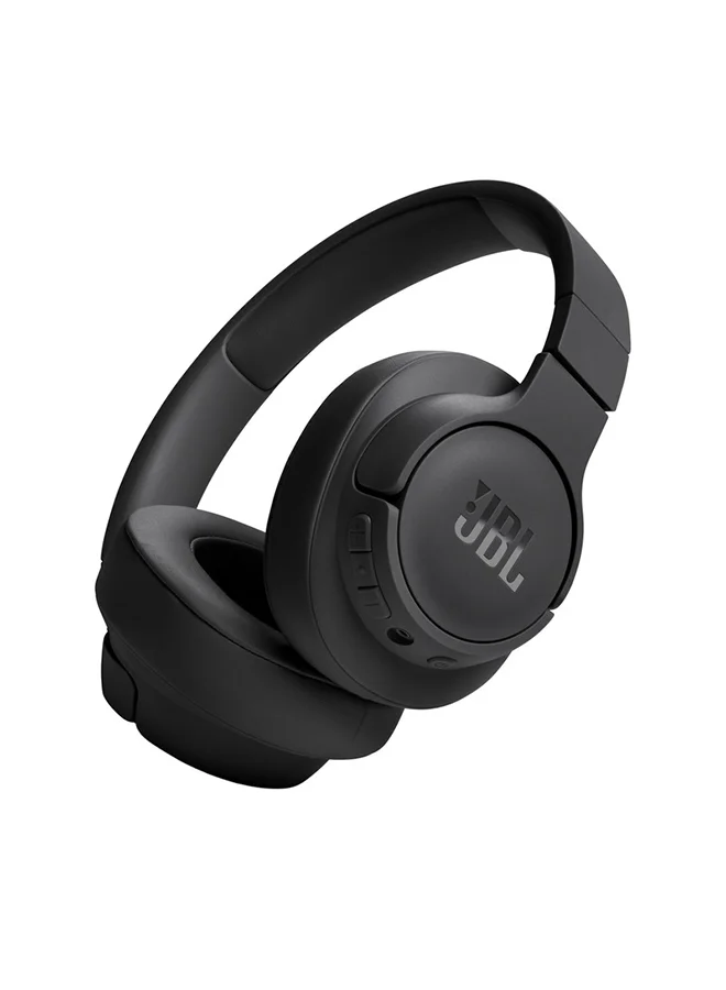 Premium Audio Wireless Over-Ear Headphones Pure Bass Sound Lightweight Foldable Design with Multi-Point Connection (Black) v7qma