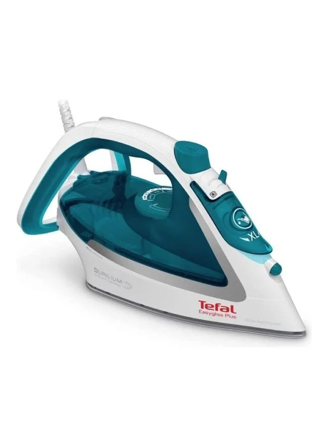 Premium Steam Iron 2500W High-Performance Garment Steamer with 270 mL Water Tank (Blue and White) 4a5b2