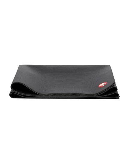 Premium Foldable Travel Yoga Mat High-Density Non-Slip Exercise Mat (Black, 180 x 61 x 0.2 cm) uodir