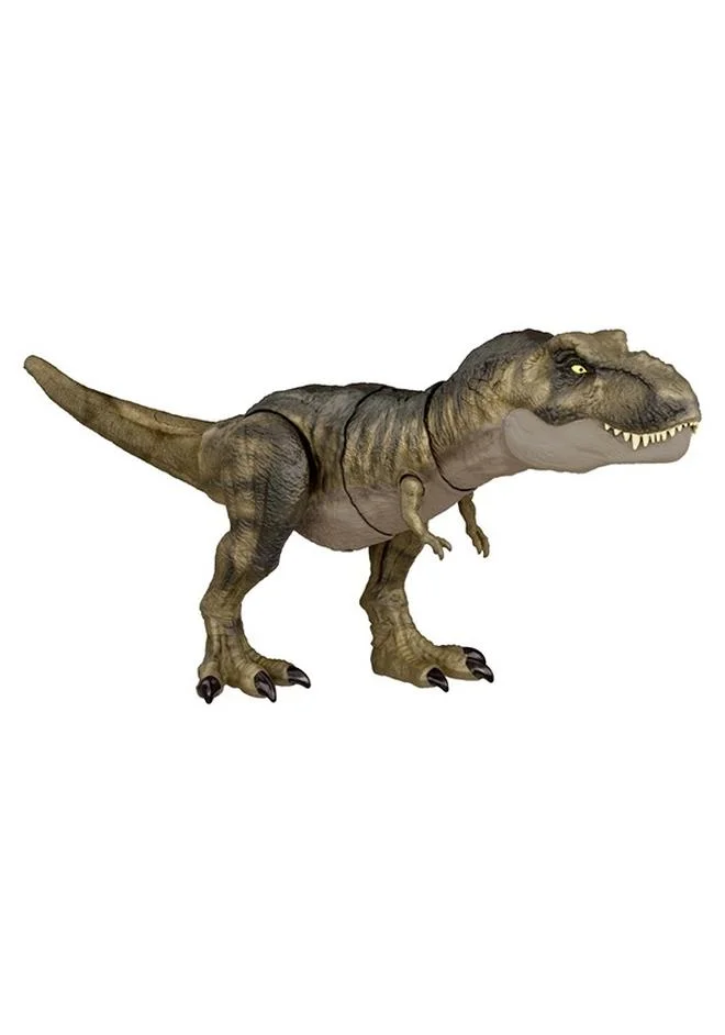 Jurassic World Thrash 'N Devour Tyrannosaurus Rex Dinosaur Action Figure with Sound Effects (53 cm) ghec7