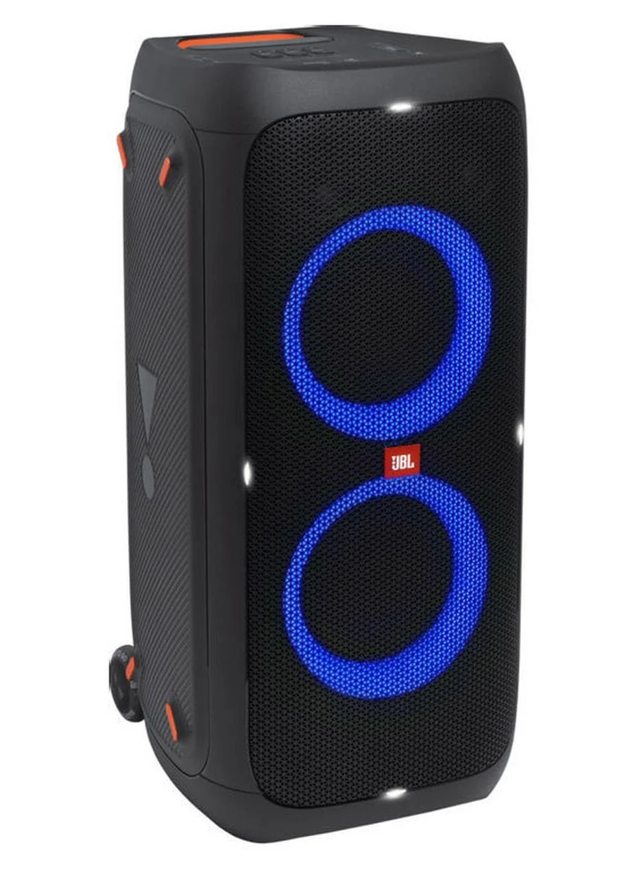 Premium Audio Portable Party Speaker with Dazzling LED Lights (Black, 1 Unit) 4i8di
