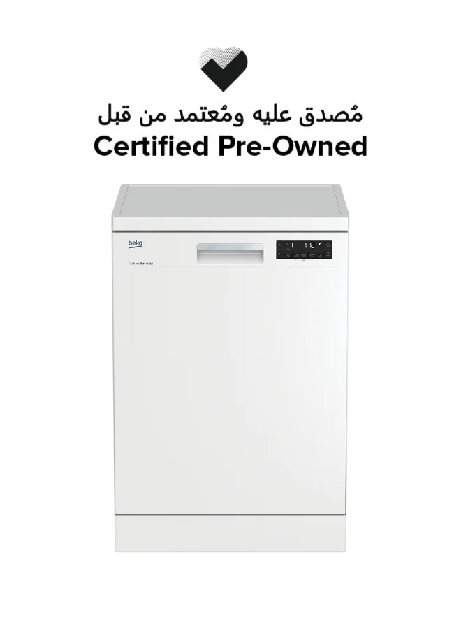 Premium Freestanding Dishwasher 14 Place Setting Capacity (White, 5000W) ctdm0
