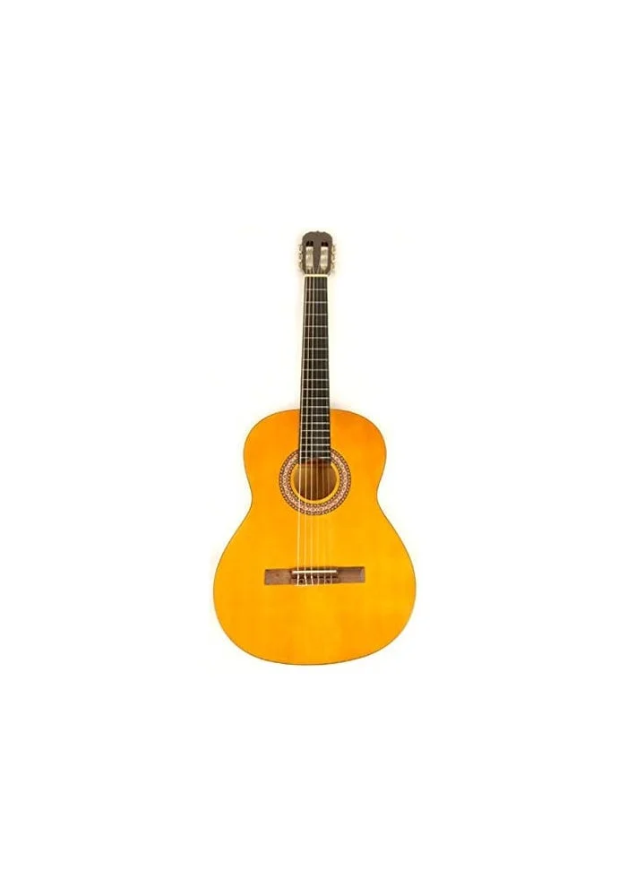 MegArya 39 Inch Classical Guitar Full Size 6 String Nylon String Acoustic Instrument (Yellow Natural, 99 cm) nsdhb