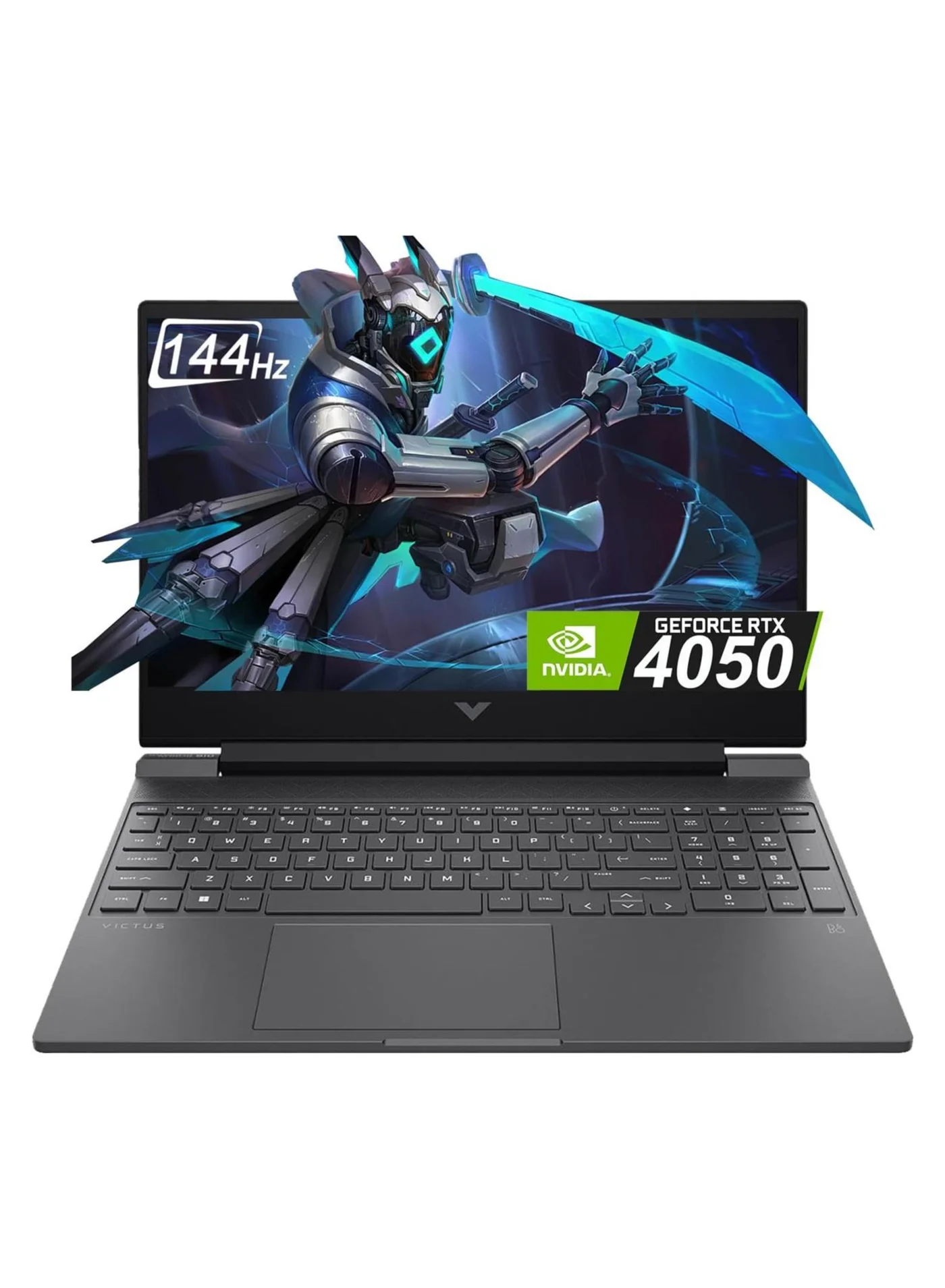Premium Gaming Laptop 15.6-inch FHD 144Hz Display, Intel Core i5, 16GB RAM, 512GB SSD, RTX 4050 6GB Graphics, Backlit Keyboard, Windows 11 (Mica Black) ichum