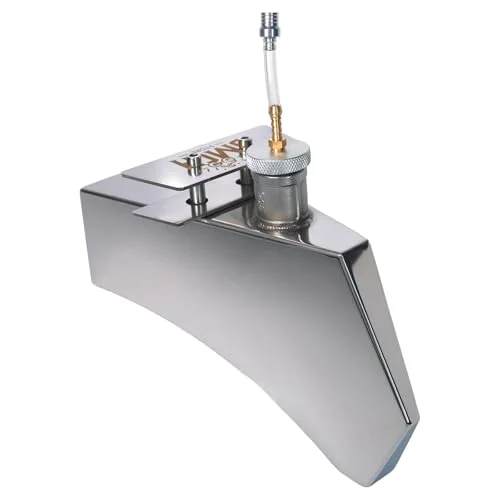 Premium Stainless Steel Mini Bike Fuel Tank Replacement for Off-Road Motorized Bikes (Silver, Universal Fit) f8t02