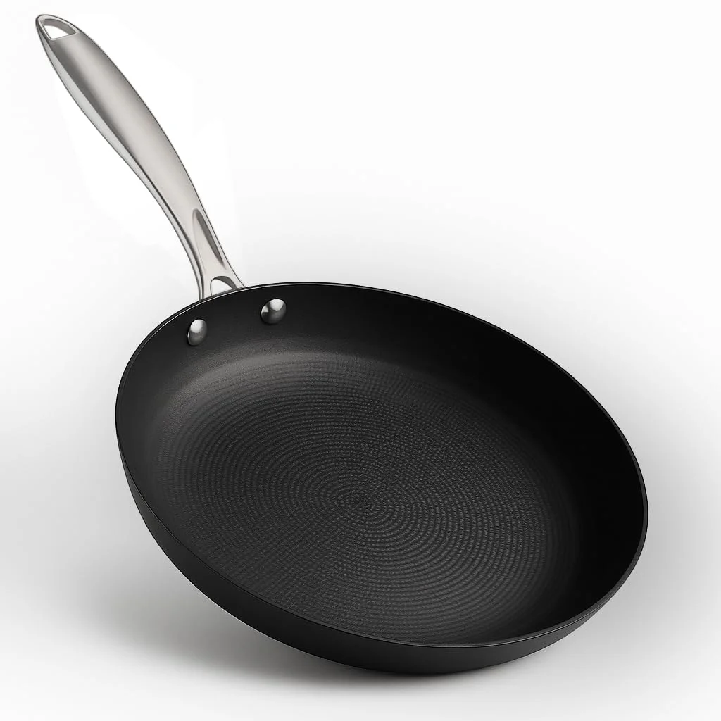 Vinod Ferona Lightweight Cast Iron Frying Pan Premium Non-Stick Surface (Black, 26 cm, 1.9 L) 146xi