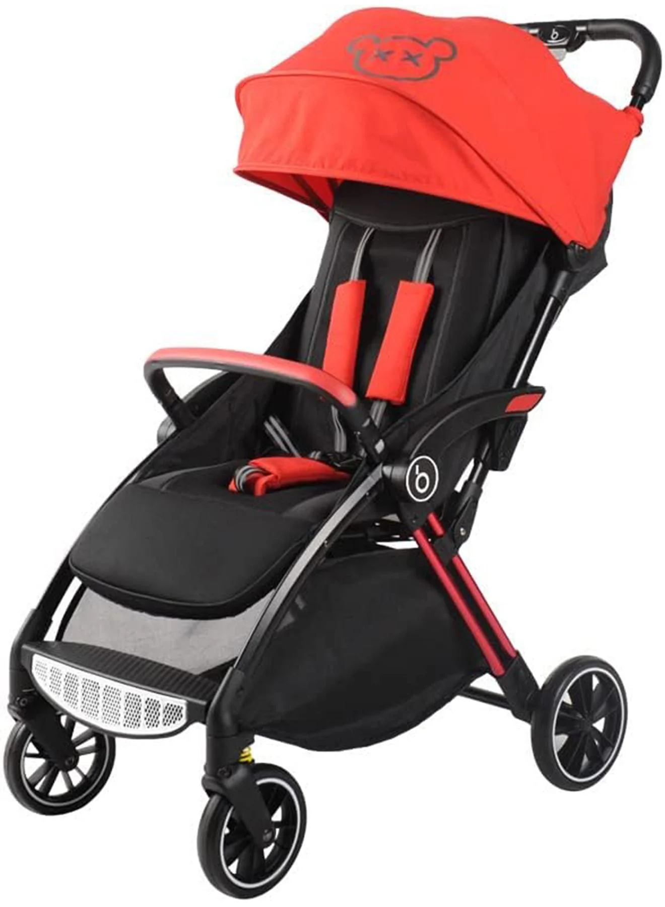 GT-Wheel Portable Baby Stroller Premium Lightweight Travel Pram for Infants and Toddlers (Compact Foldable Design) vqmcx