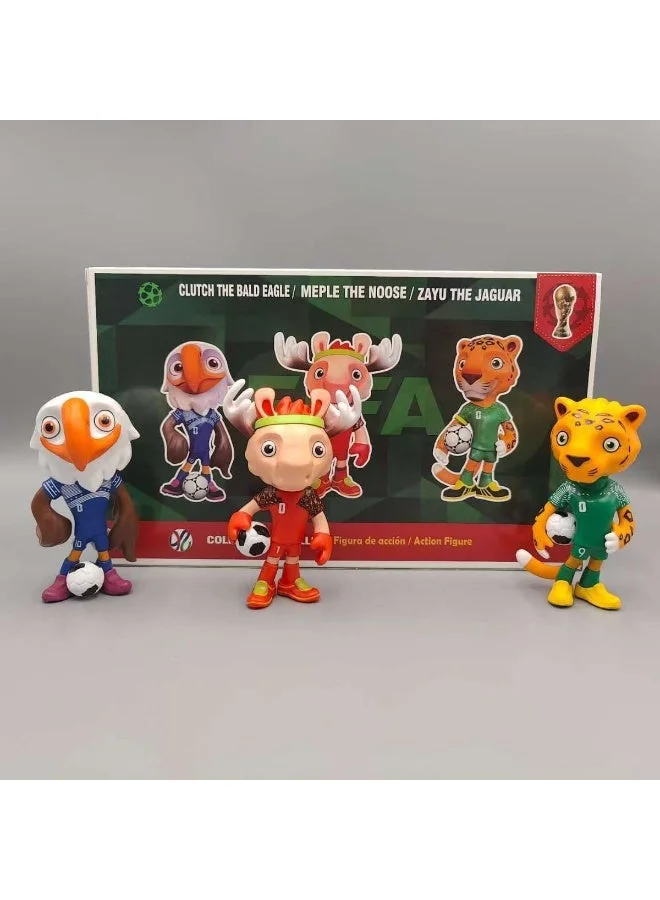 2026 World Cup Mascot Figurine Premium Sports Collectible Model (15 cm) s88ew