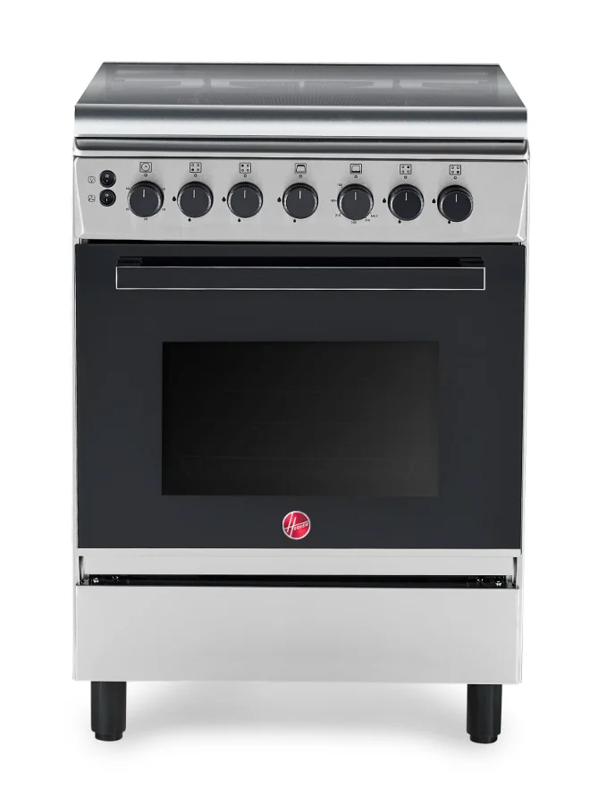 Premium Freestanding Gas Cooker with 4 Burners and Gas Oven (60x60 cm, Black) 66cm0