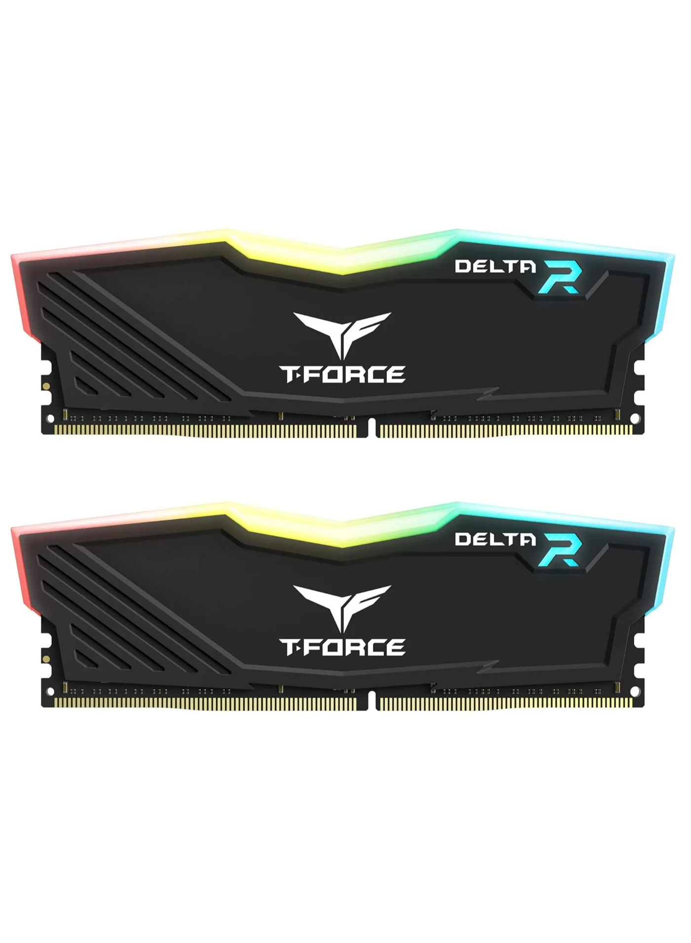 TeamGroup Delta RGB DDR4 16GB (2x8GB) 3600MHz Desktop Memory Kit (Black, Aluminum Heatspreader, Intel and AMD Compatible) 86gct