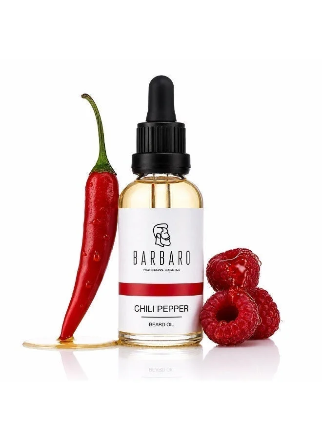 BARBARO Chili Pepper Beard and Hair Growth Oil for Men (Premium Density Support, Non-Greasy Formula) 30 mL iyvq6