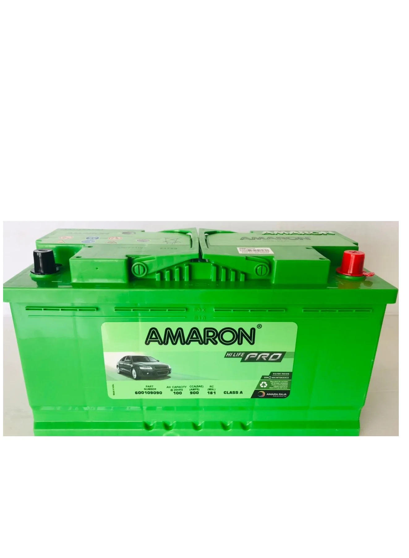 Amaron Car Battery 12V 100AH DIN100L-MF Maintenance-Free High-Performance Automotive Power (100AH) zm2f4