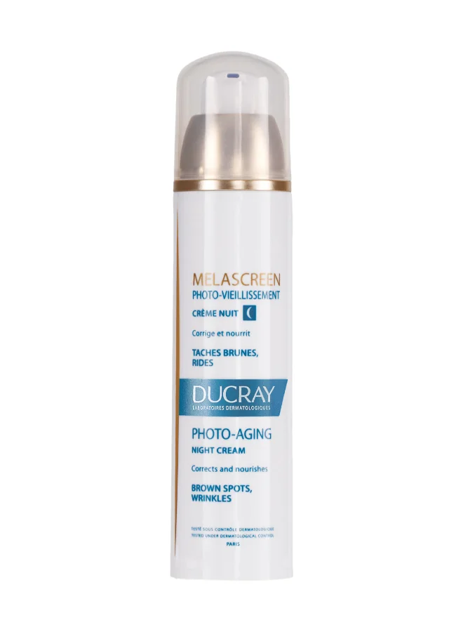 DUCRAY Melascreen Night Cream Premium Regenerating Formula for All Skin Types (50 mL) ev1fi
