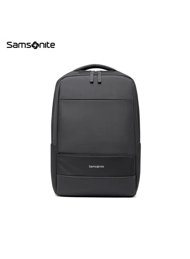 Premium Business Laptop Backpack for 15.6-inch Devices, Large Capacity Commuter Bag for Men (Black, 45 cm) tjjf5