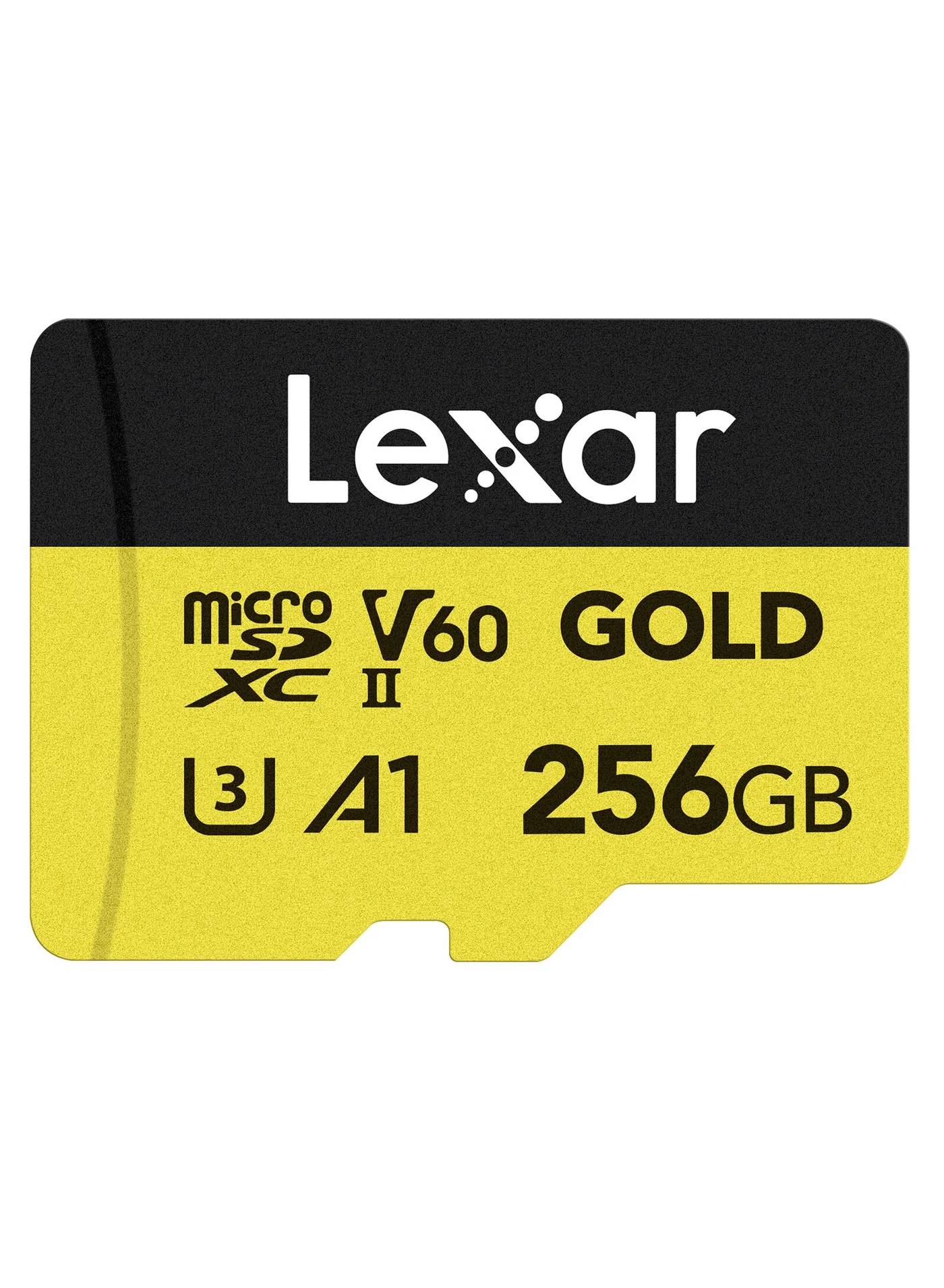 Professional UHS-II microSDXC Memory Card High-Speed Data Storage (Gold, 256GB) 9qpxg