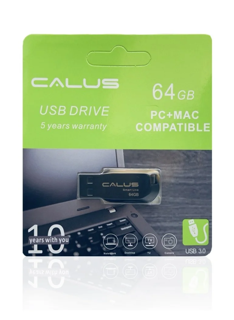 Calus USB 3.0 Flash Drive High Speed Waterproof Data Storage (64GB) fxrek