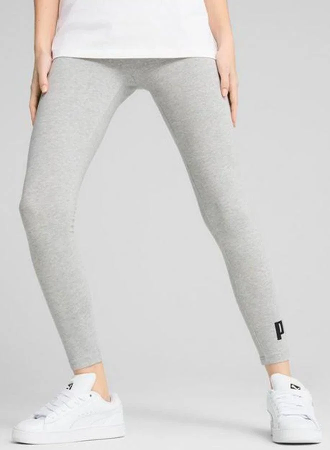 Sport Essential Logo Leggings High-Waisted Athletic Performance Tights for Women (Black, Medium) xxtp4