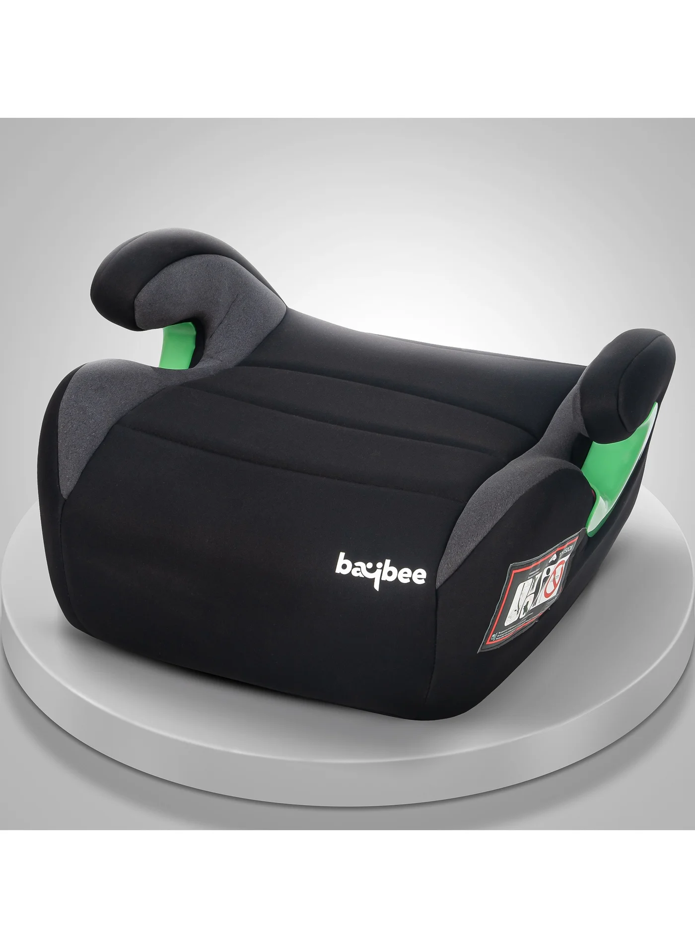 Premium Portable Car Booster Seat for Kids Lightweight Travel Safety Chair (Black, 4-12 Years) dl27h