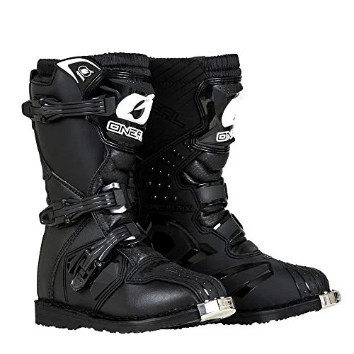 O'Neal Rider Motocross Boots Protective Off-Road Gear for Kids (Black, Size K11) dqi9w