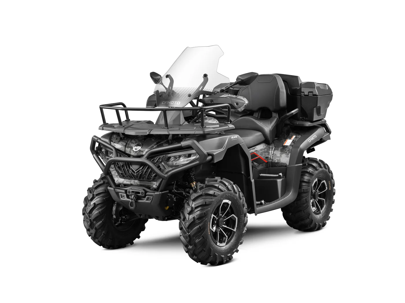 CFMOTO CFORCE 625 Overland ATV 580cc 4x4 Off-Road Vehicle with EPS Heavy-Duty Winch and Cargo Boxes n6hwf