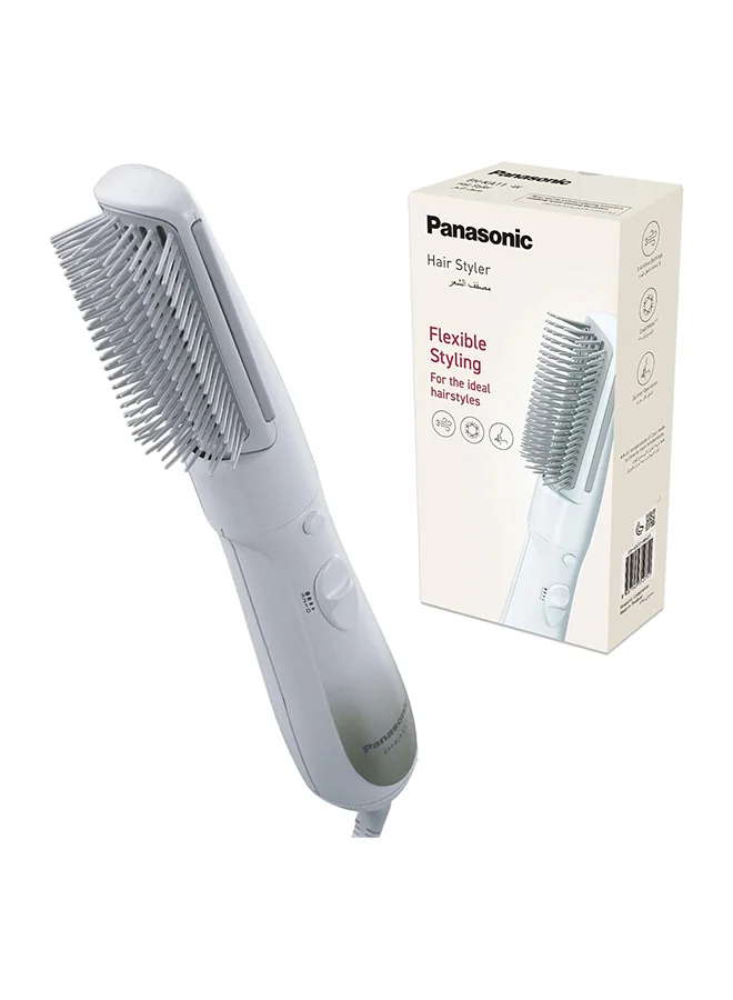 Premium Professional Electric Blow Brush Hair Styler (White, 1 Unit) gq4n3