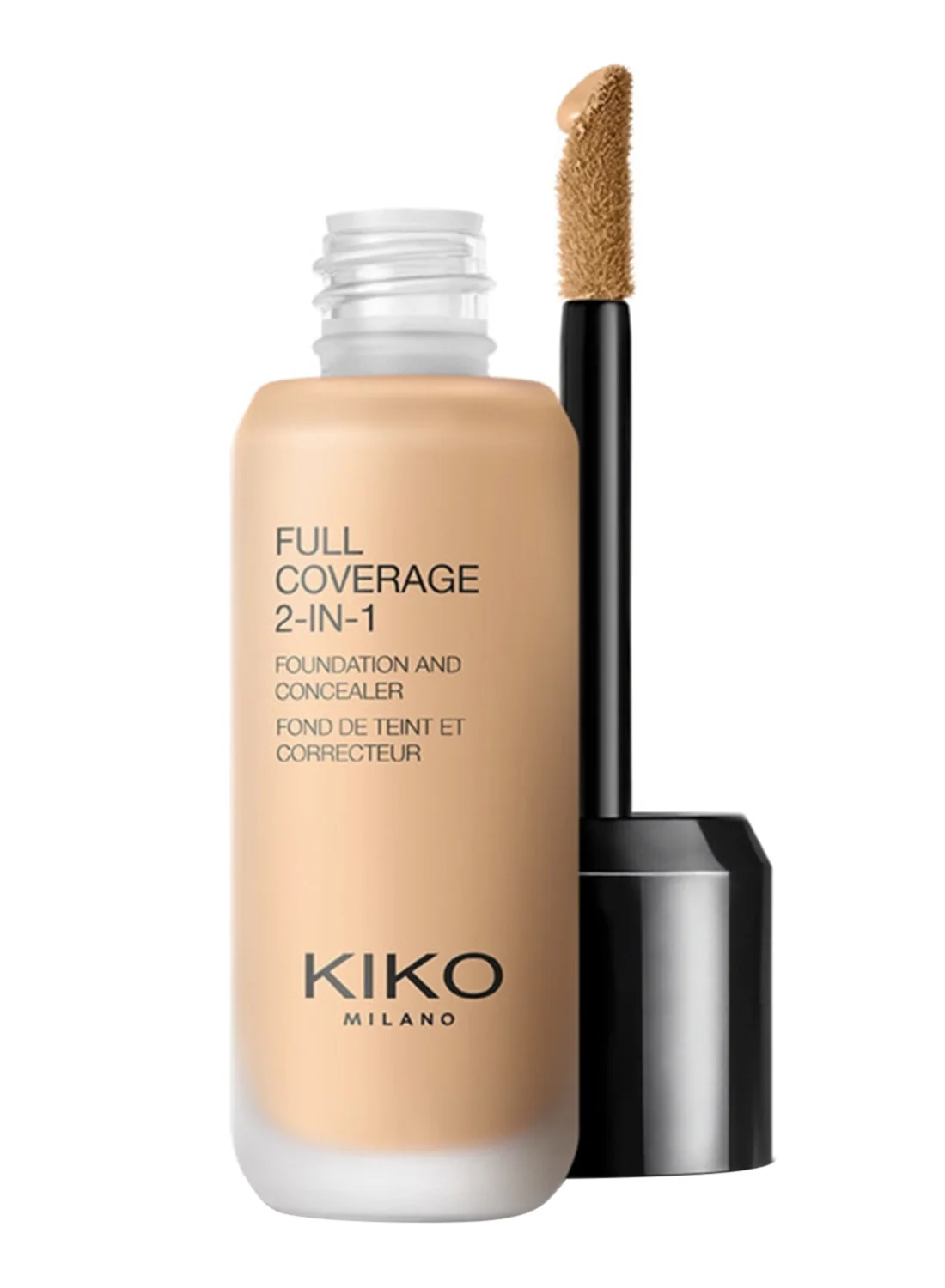 KIKO MILANO Full Coverage 2-In-1 Foundation And Concealer (Warm Beige 55, 30 mL) ilsh9