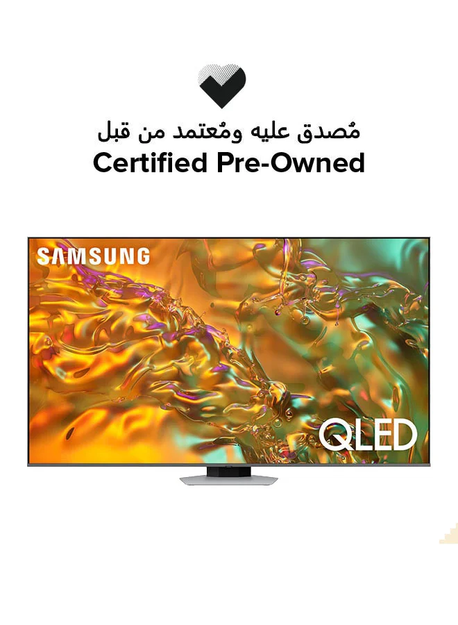 Ultra-HD 85-Inch Smart QLED TV 4K 120Hz Premium Home Cinema Display (Black, 215 cm) wznmk