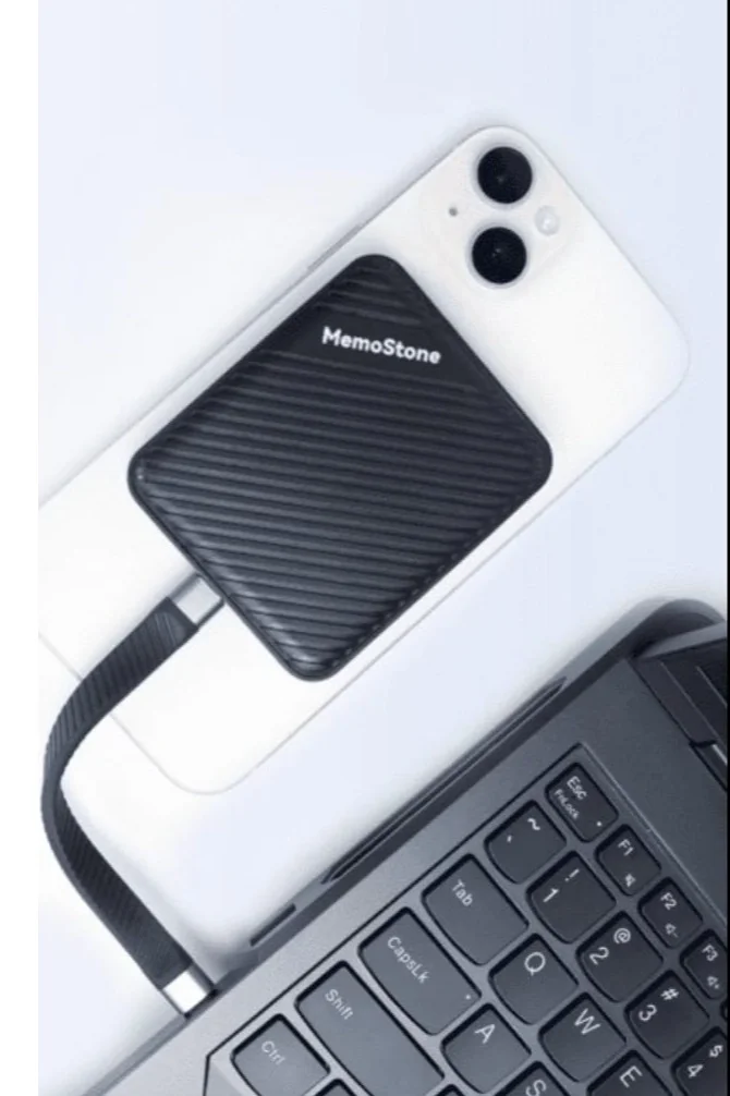 KingSpec MemoStone Z1 Portable SSD External Drive High-Speed Data Storage (512 GB) 7bx90