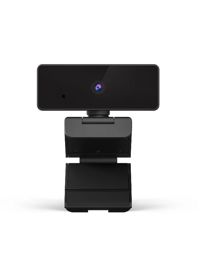 Professional Full HD 1080p Webcam with Noise-Reducing Microphone and Auto Low-Light Correction (Black, 30FPS) q1nuh