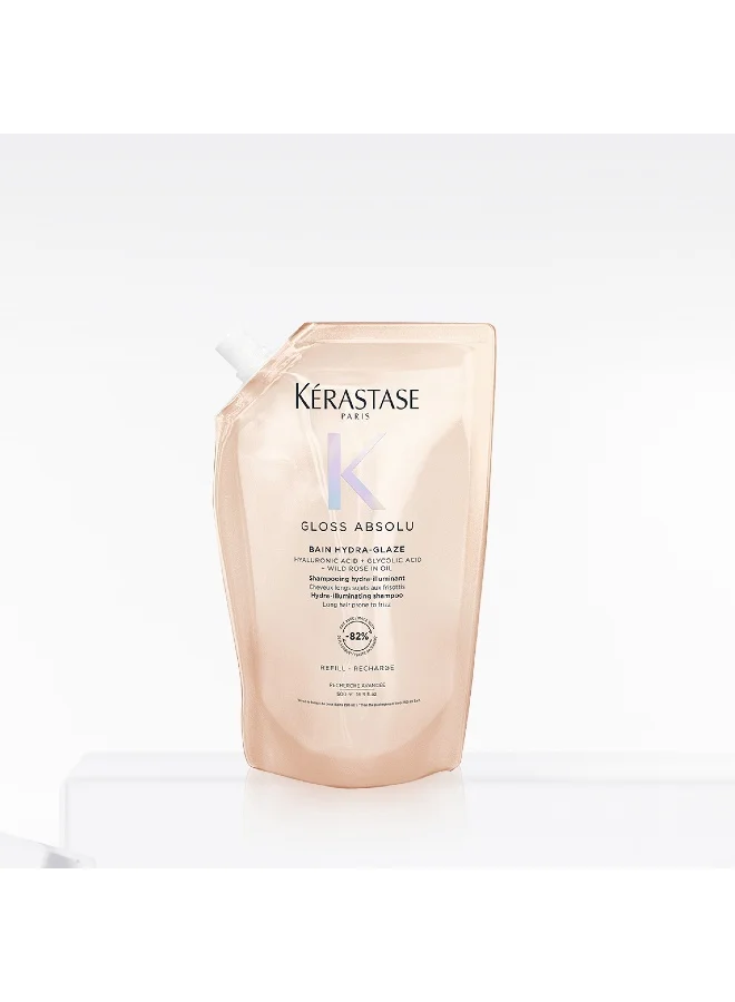 Gloss Absolu Professional Hair Shampoo with Glycolic Acid and Hyaluronic Acid (500 mL) p3u4f