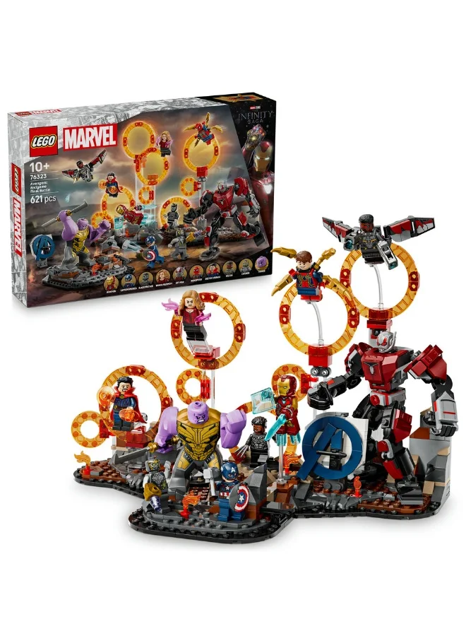 Building Blocks Superhero Final Battle Construction Set (621 Pieces, 10+ Years) jrd42