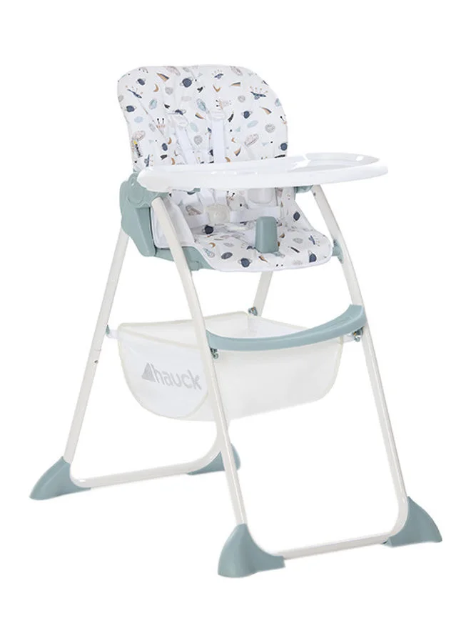 Premium Foldable High Chair for Infants and Toddlers with Adjustable Tray and Storage Basket (6 Months to 15 kg) q6esk