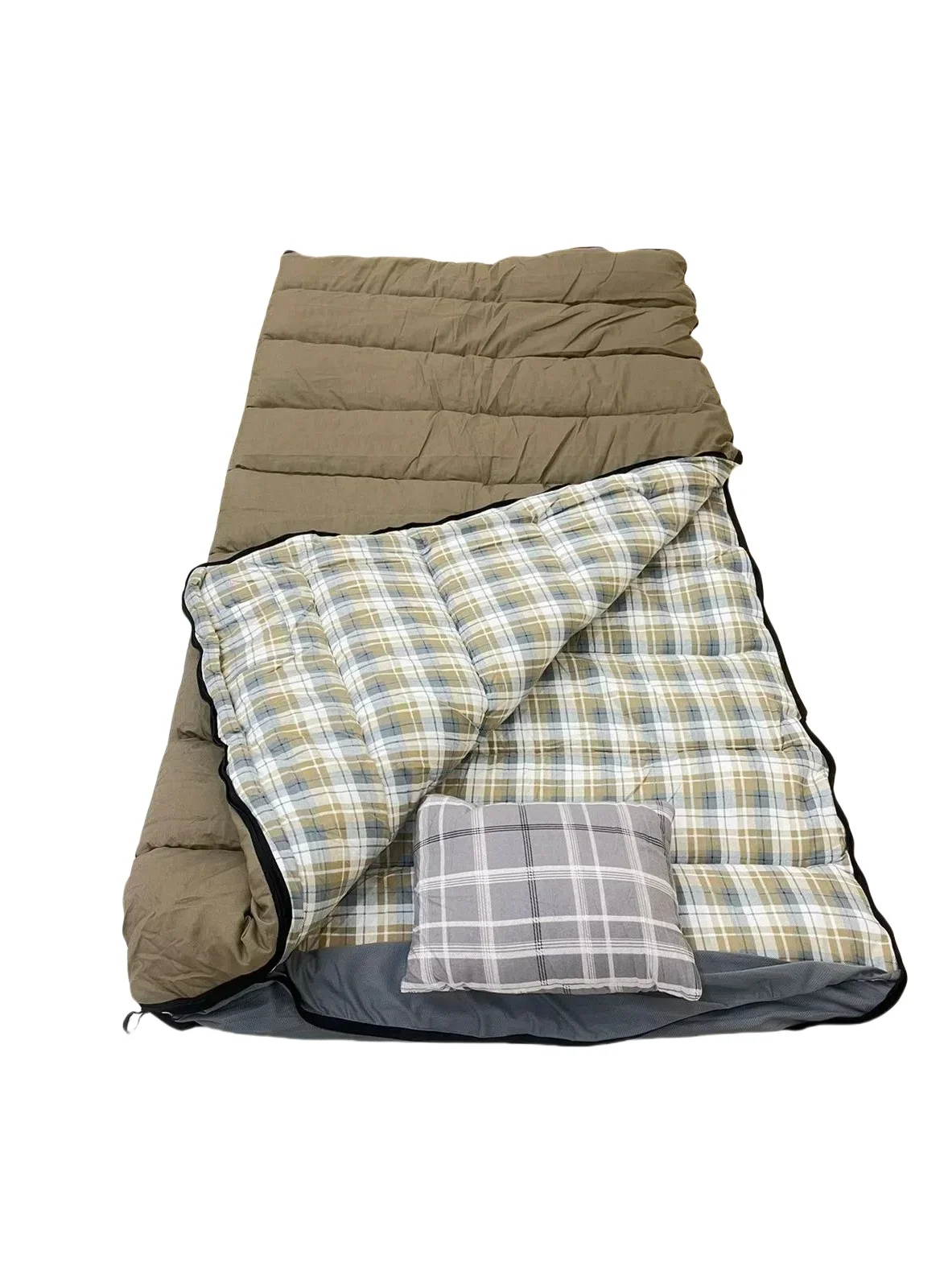 Albawadi Portable Camping Sleeping Bag with Pillow Waterproof Outdoor Quilt (190cm x 75cm) yi5c7