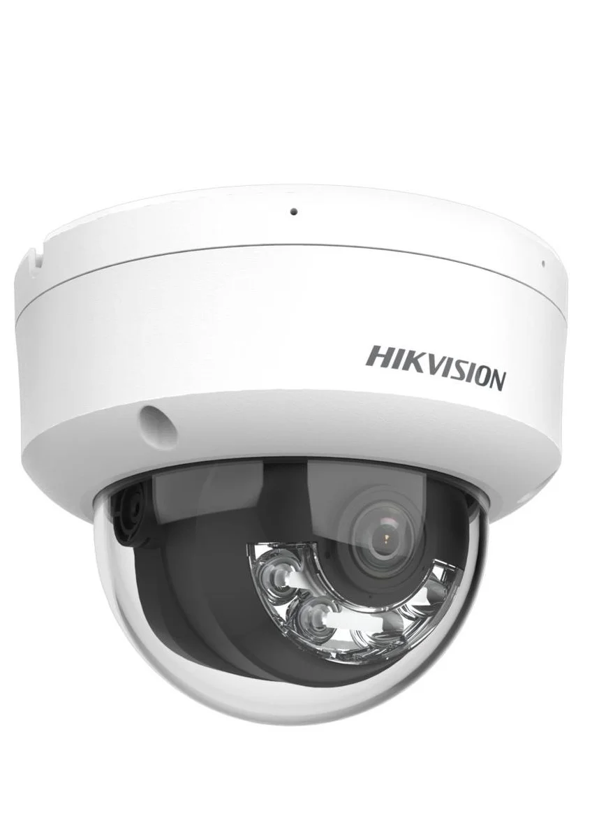 Premium 2MP Smart Hybrid Light Fixed Dome Network Camera with 2.8mm Lens and Built-in Microphone (IP67 Weatherproof, 30M IR Range) m1ha4