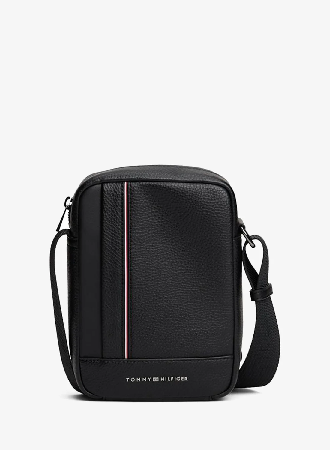 Premium Messenger Bag with Central Logo Detail (Unisex, Adjustable Strap, Durable Fabric) p0n6m