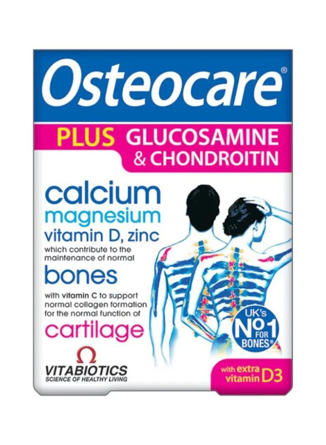 Vitabiotics Osteocare Plus Glucosamine & Chondroitin Supplement (60 Tablets) hgoei