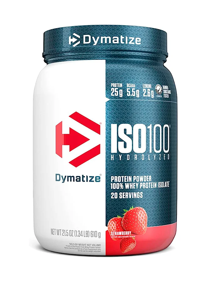 Premium Strawberry Protein Powder Whey Isolate Supplement (900 g) kfz60