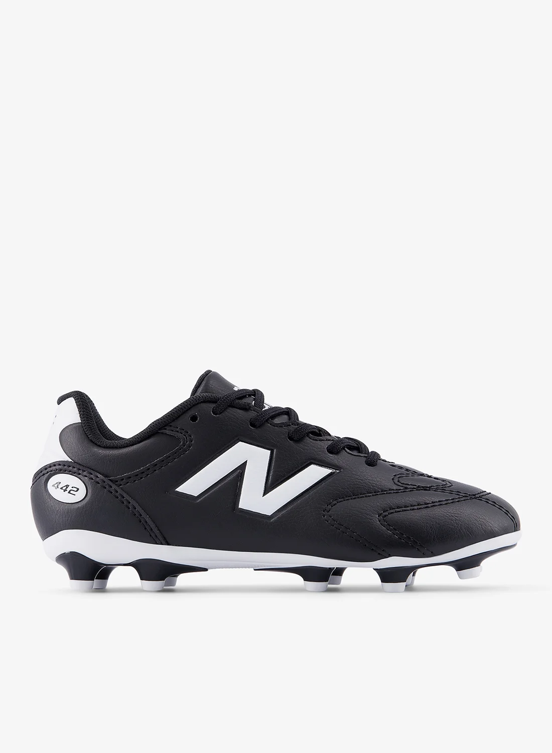 Premium Junior Firm Ground Soccer Cleats Professional Athletic Footwear for Kids (Black, Size 35) sjajs