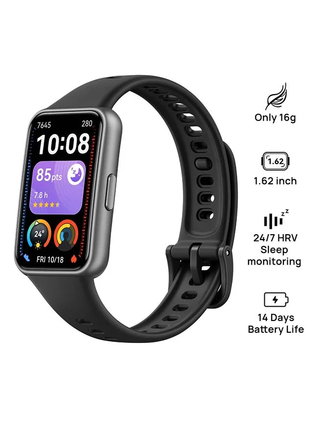Smart Band 11 Fitness Tracker Smartwatch with Enhanced Sleep Monitoring and Ultra-Slim Design (Black, 42 mm) 6ekjq