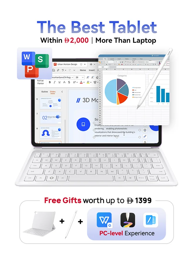 Premium 11.5-inch Tablet 2.5K 120Hz PaperMatte Display (8GB RAM, 256GB Storage, Violet, 11.5-inch) m6822
