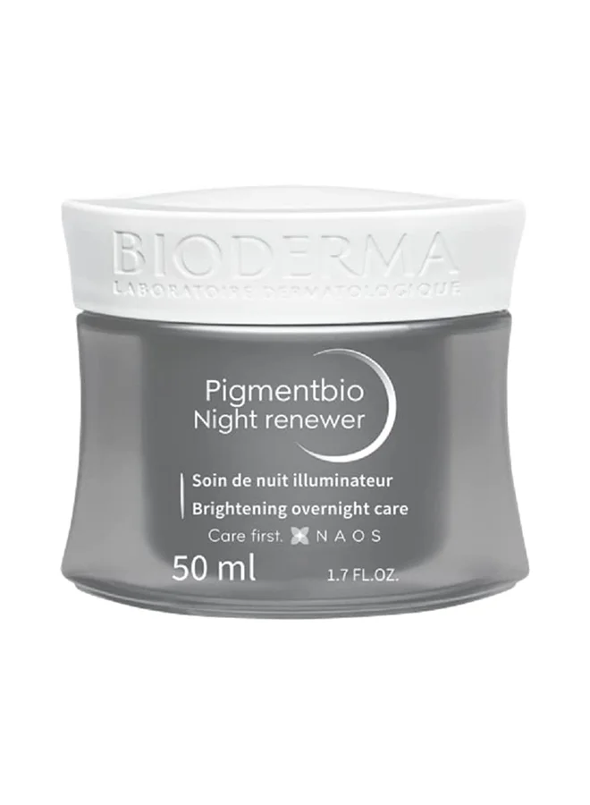 Bioderma Pigmentbio Night Renewer Brightening Cream (For All Skin Types, 50 mL) i79wu