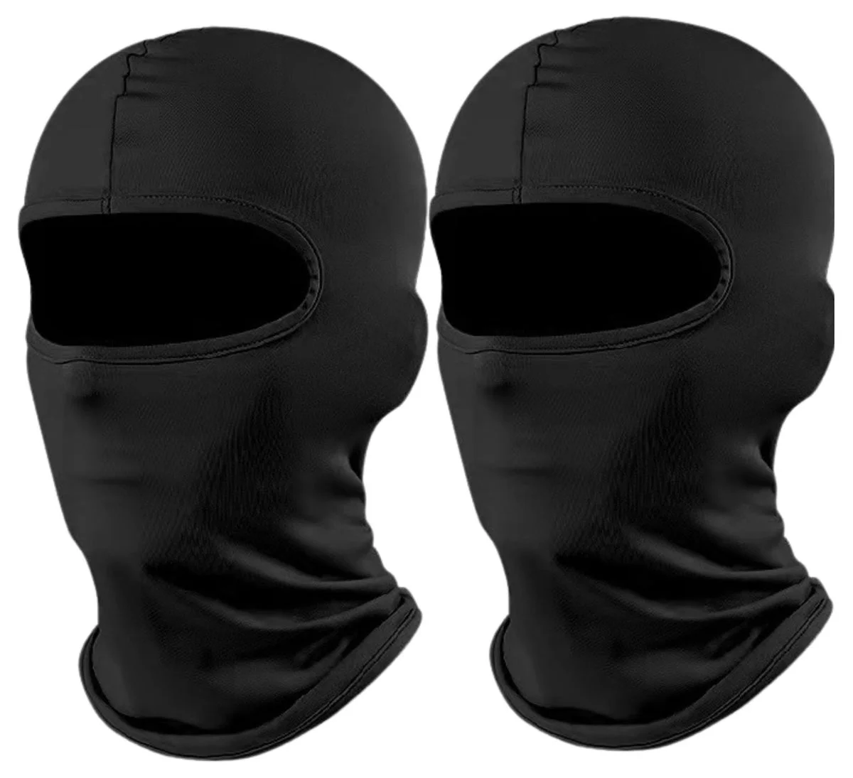 SARAOONT Cooling Neck Gaiter UV Protector Face Mask for Motorcycle Riding (2-Piece Set, Black) q938k