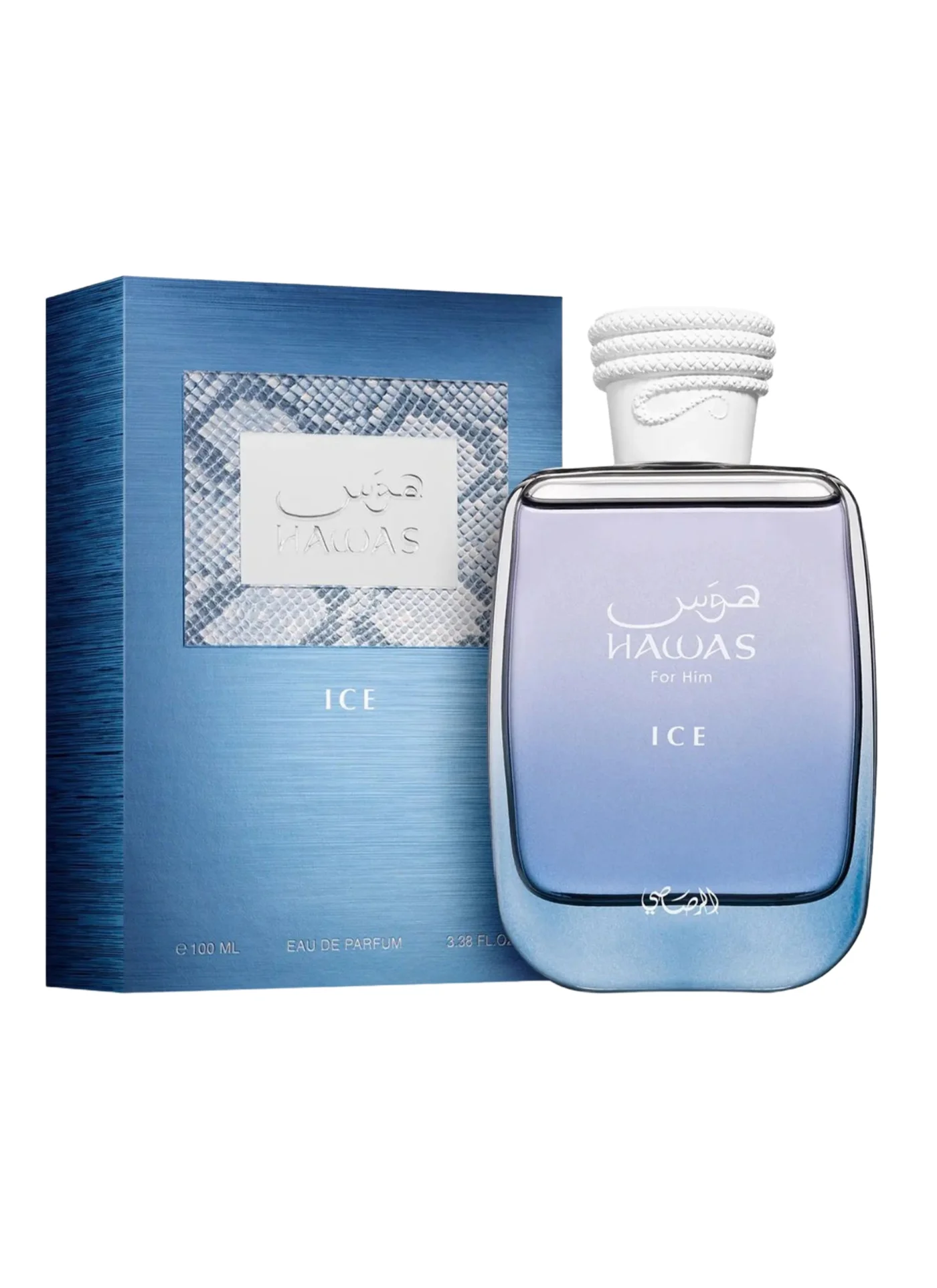 Rasasi Hawas Ice Eau de Parfum for Men Premium Long-Lasting Fragrance (100 mL) 8jxp8