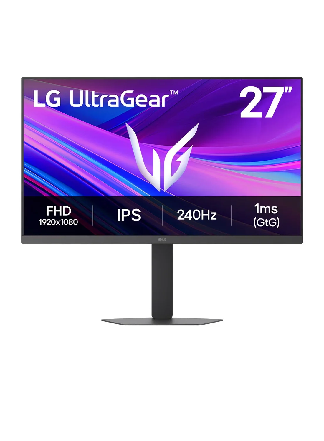 Ultra-HD 27-inch IPS FHD Gaming Monitor 240Hz 1ms Response Time with Adjustable Stand (Black, 27-inch) wnp2r