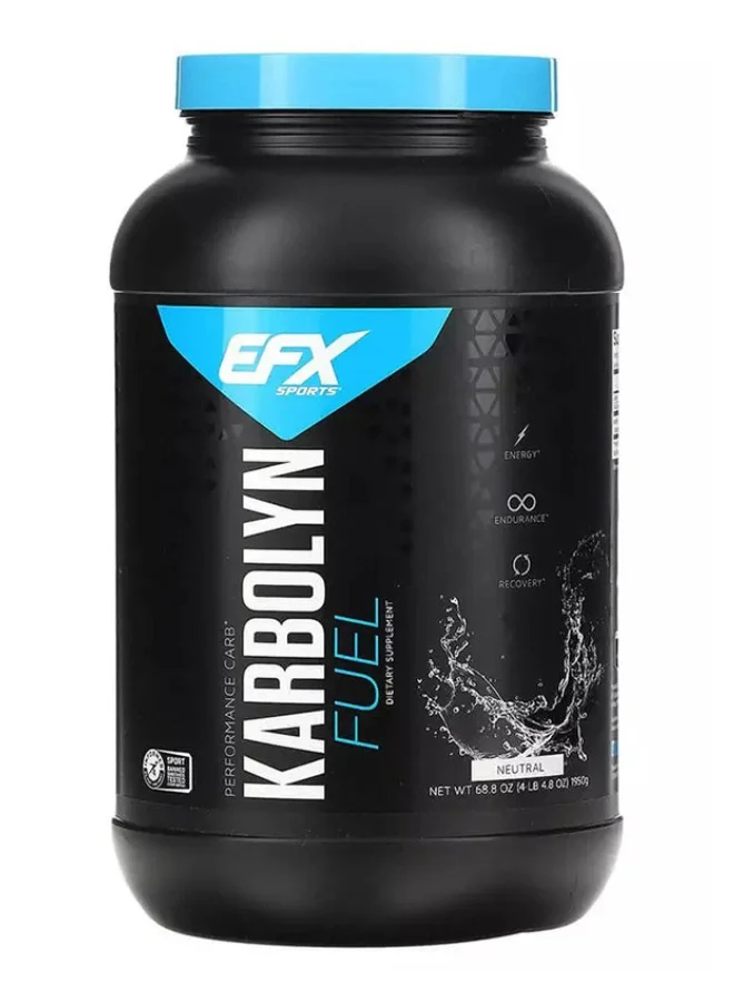 EFX SPORTS Karbolyn Fuel Carbohydrate Supplement Powder (Neutral Flavour, 1.81 kg) o4mwk