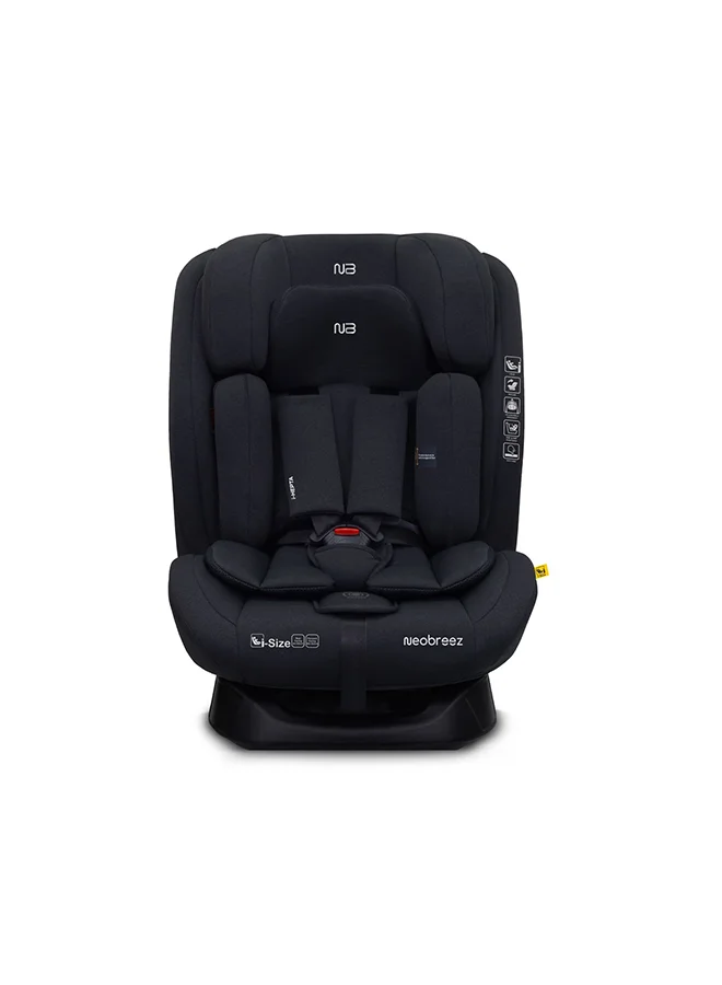 Neobreez All-in-1 Convertible Car Seat, Adjustable Memory Foam Safety Seat for Infants and Kids (0-36kg) fv3dp